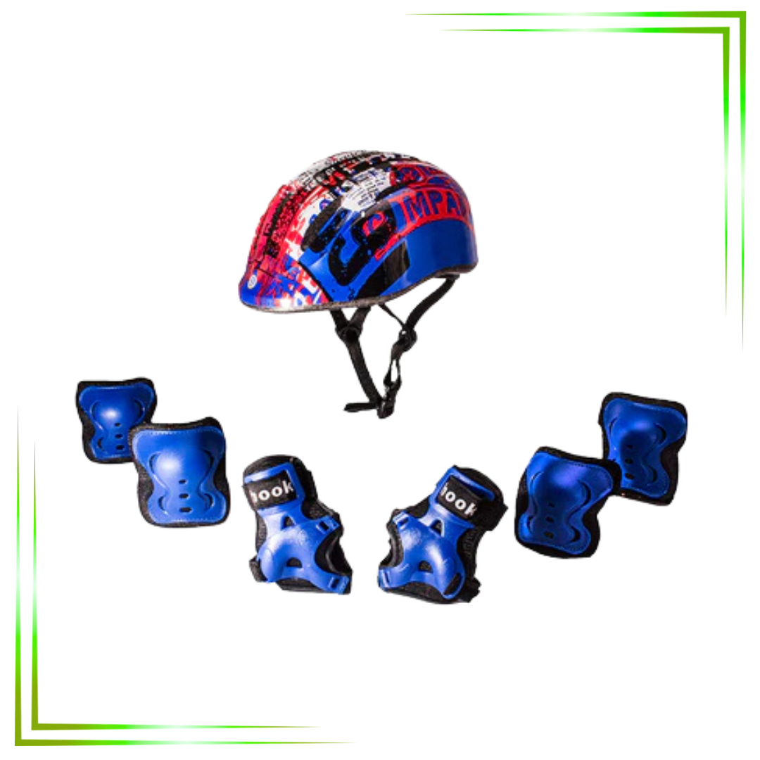 (T) Set Casco+protecciones Niño Hook (52-55cm) - Imagen 2