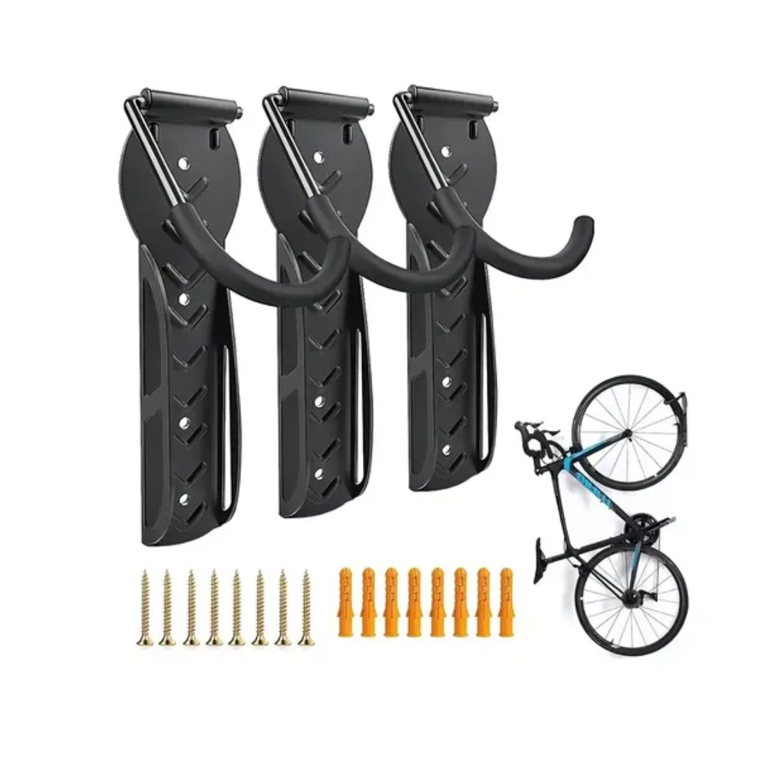 SOPORTE BICI DE MURALLA NEGRO