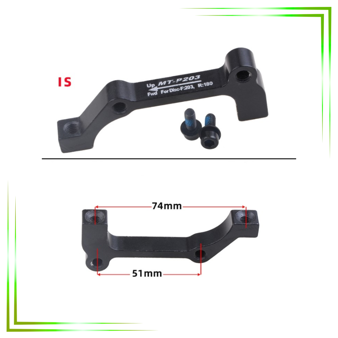 (T) ADAPTADOR CALIPER IS: F203/R180