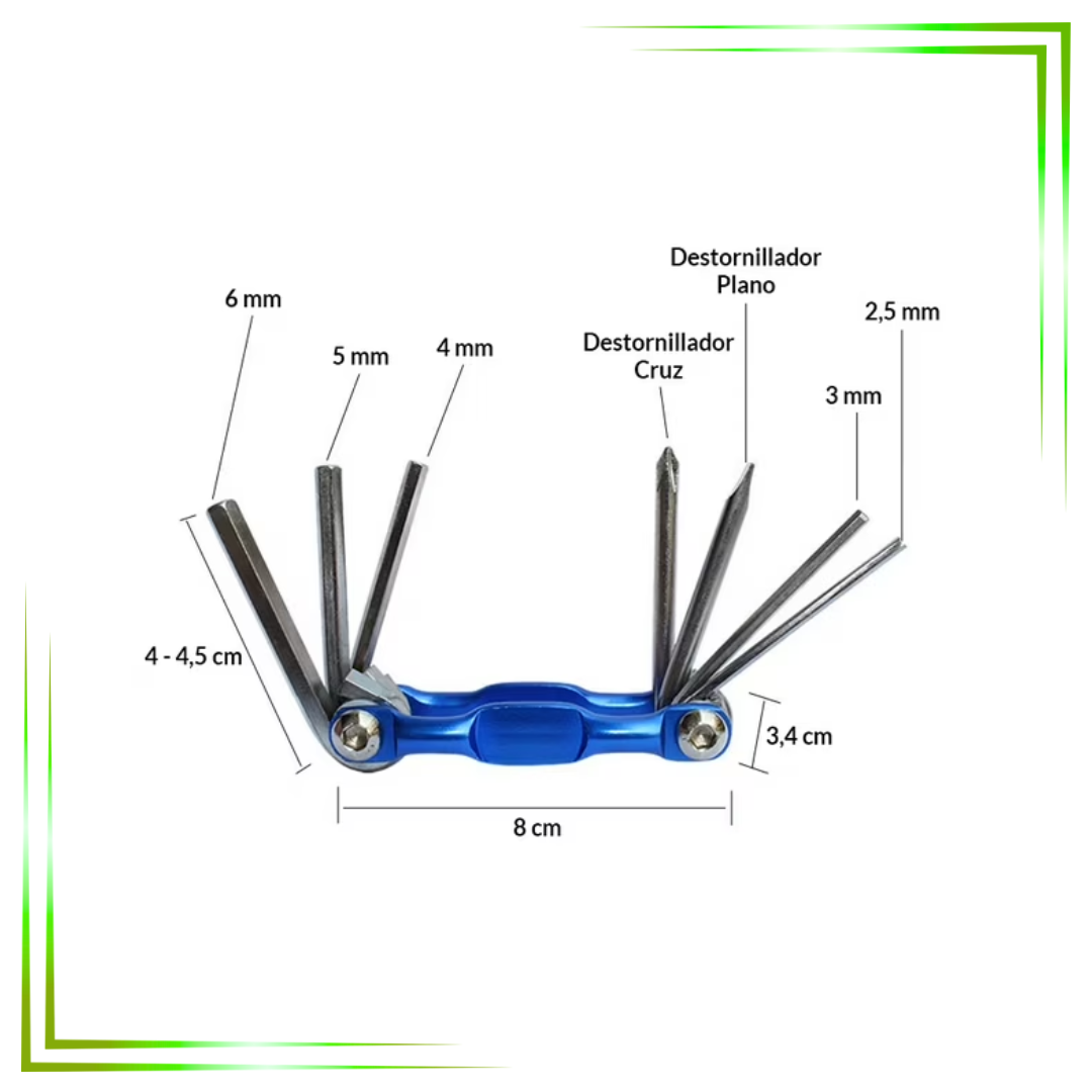 (T) LLAVE ALLEN COLORES