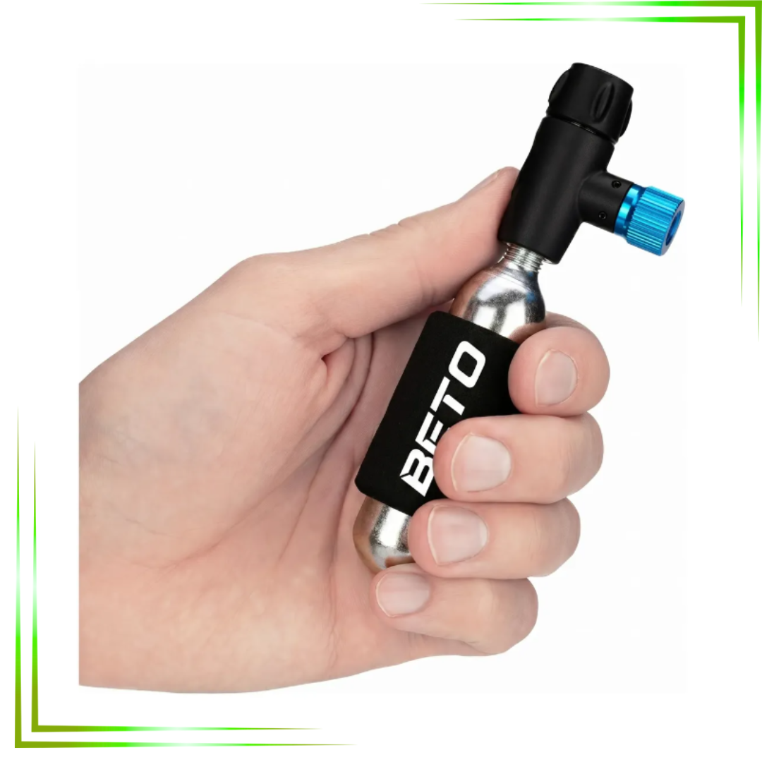 BOMBIN BETO CO2 DOBLE VALVULA - Imagen 3