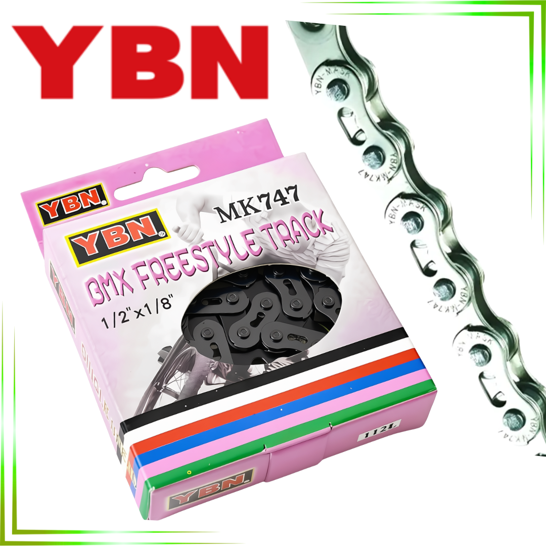 CADENA YBN MK747-S 1VEL REFORZADA 1/2X1/8