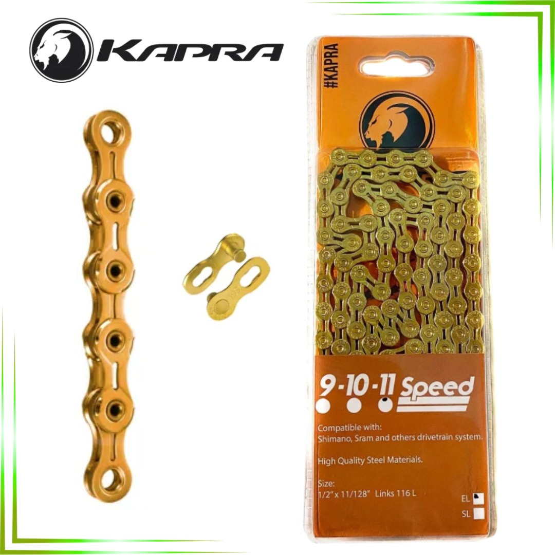 CADENA KAPRA 11VEL DORADA